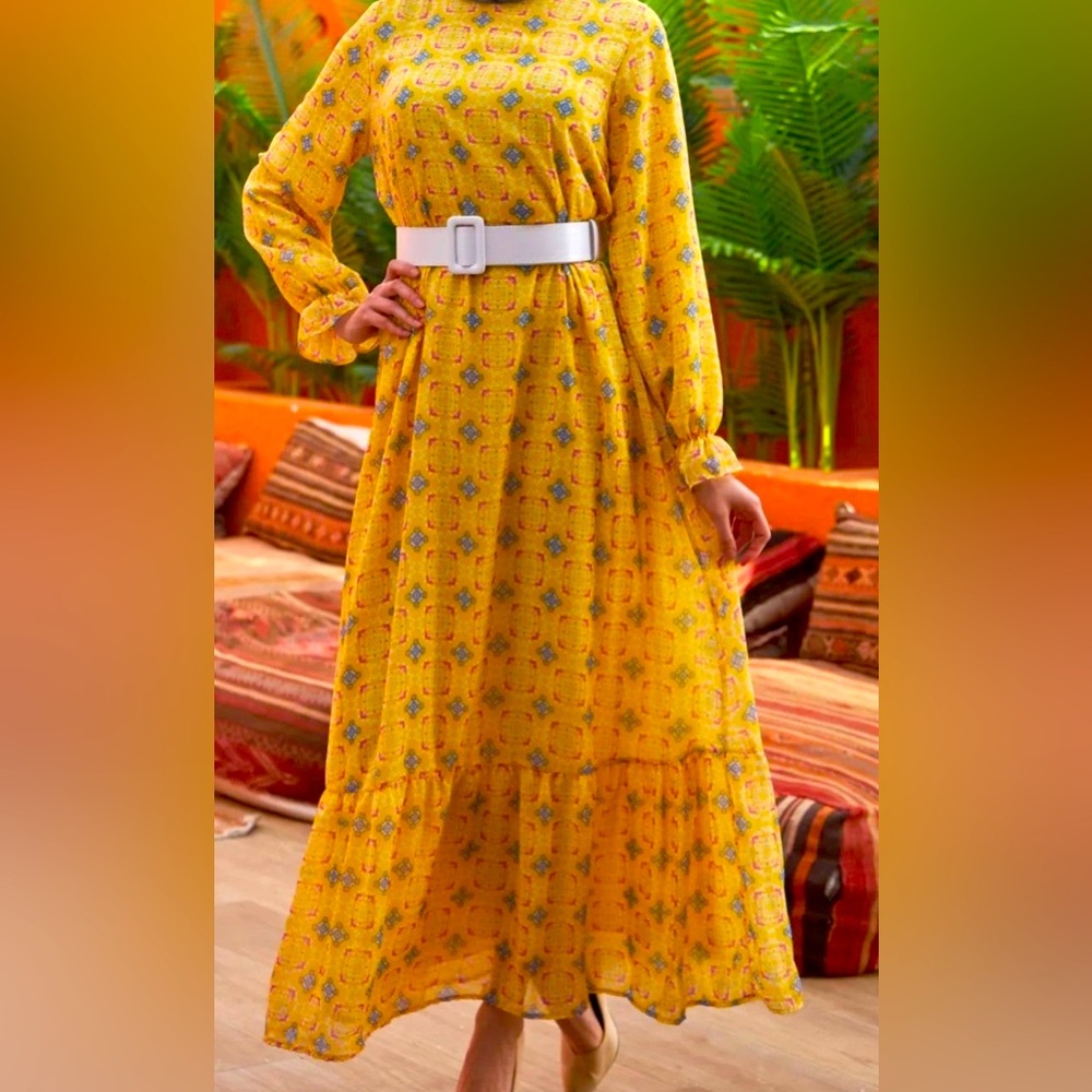 Long sleeve maxi dress